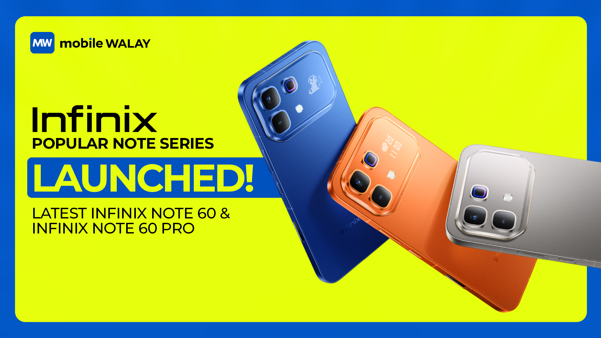 Infinix Note 60 and Note 60 Pro Launched in Pakistan – Price and Specs