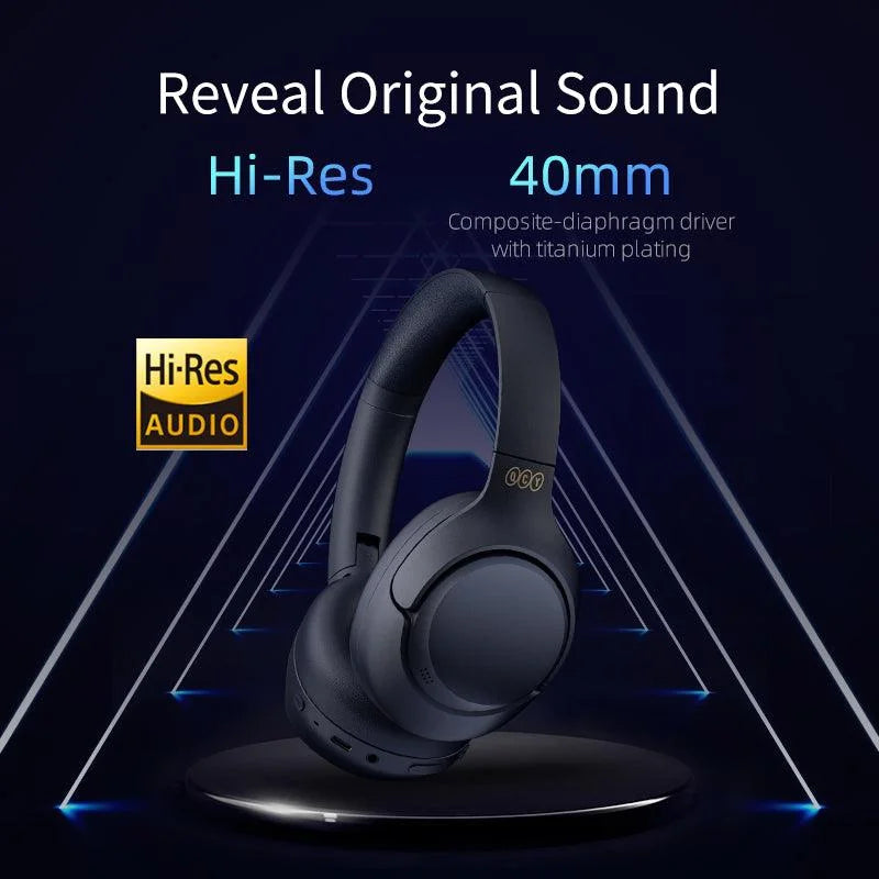 QCY H3 ANC Wireless Headphones – Black | Mobile Walay