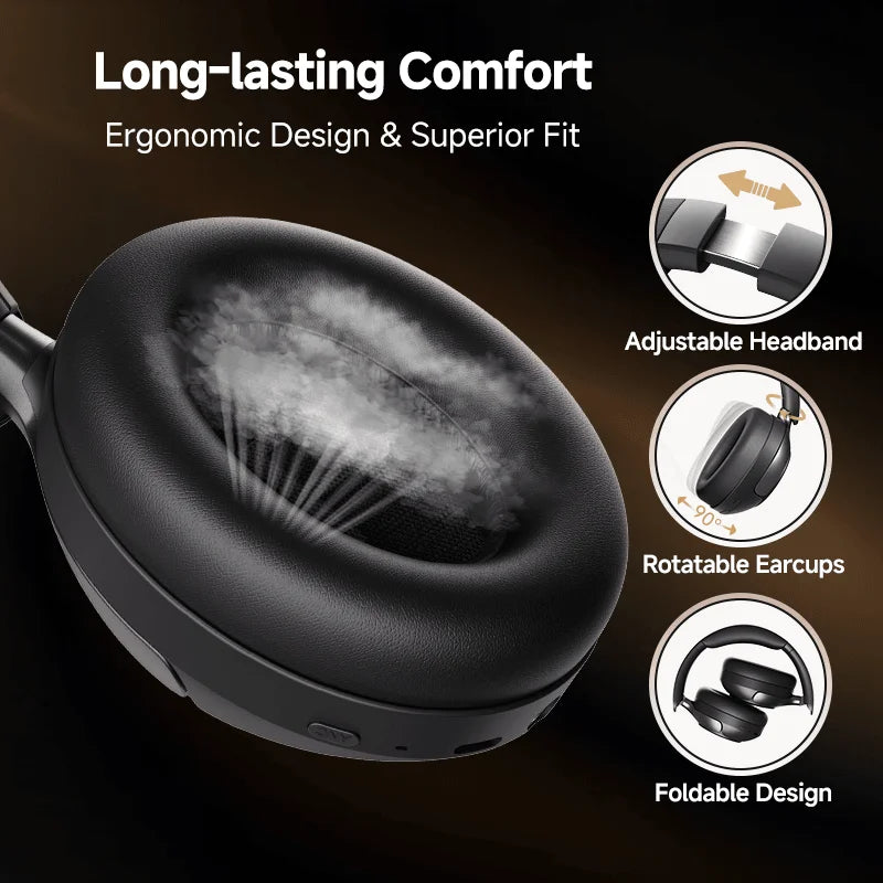 QCY H3 Pro Wireless Active Noise Cancellation Headphones