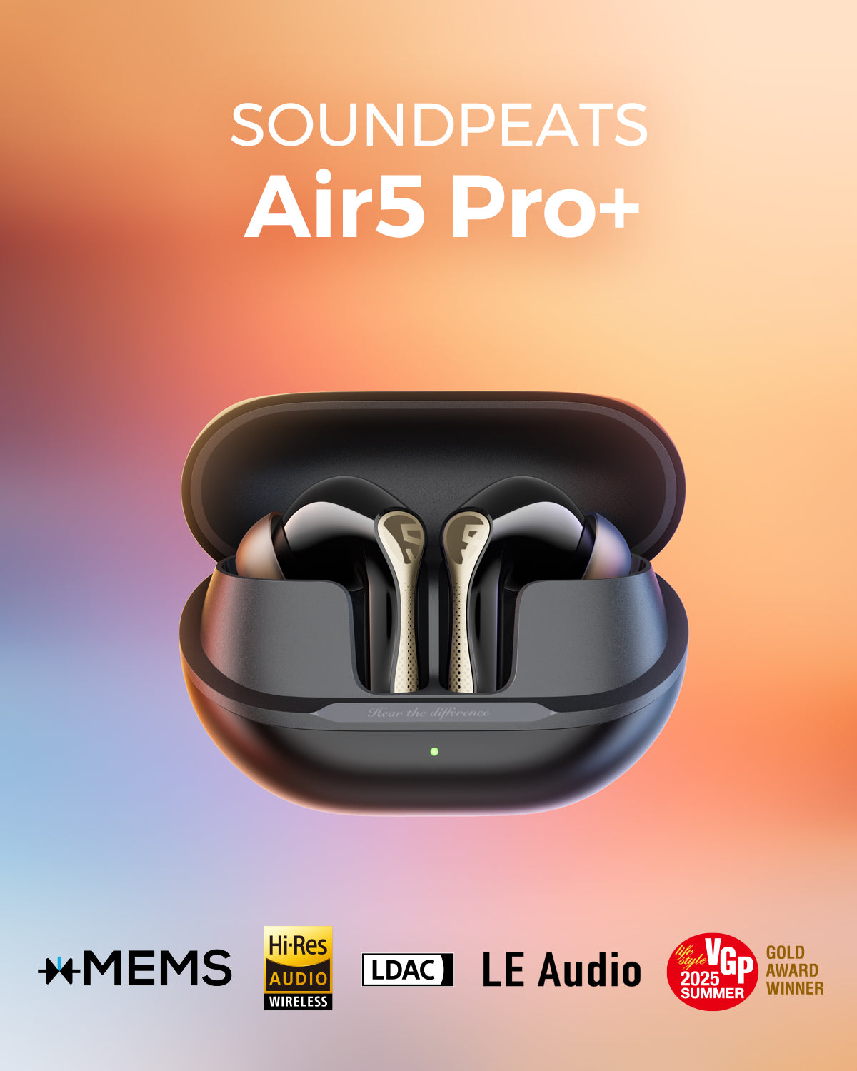SoundPEATS Air5 Pro+ Hybrid ANC Earbuds
