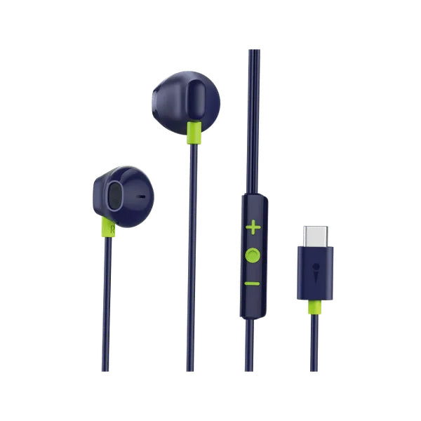 Oraimo Halo Airy Type-C Half In-ear Wired Headphones