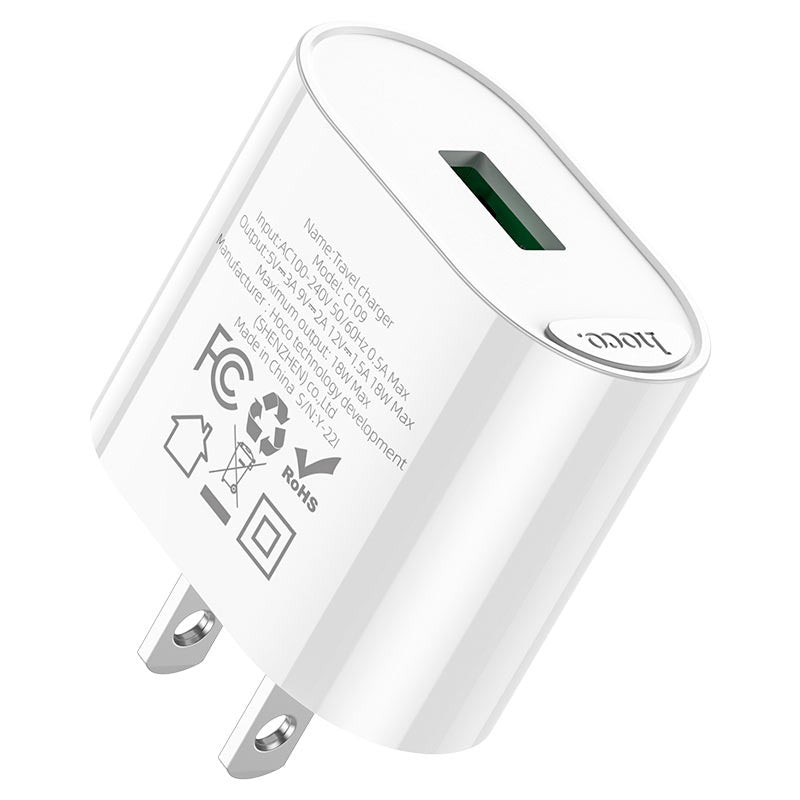 Hoco C109 Fighter 18W Fast Wall Charger