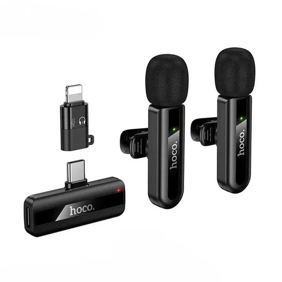 Hoco L20A Fair Dual Wireless Lavalier Microphone