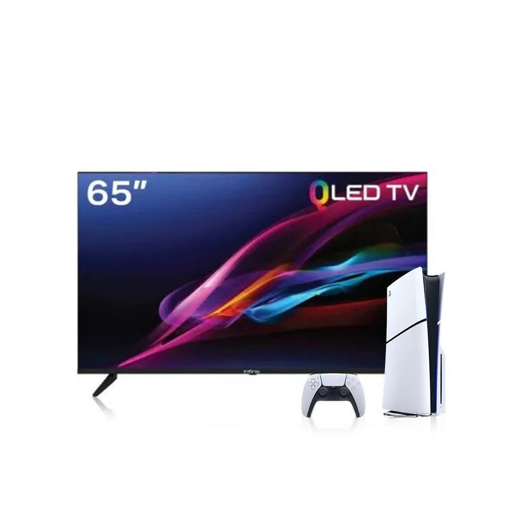 Infinix 65 Inch X5W QLED TV + PS5 - Mobile Walay