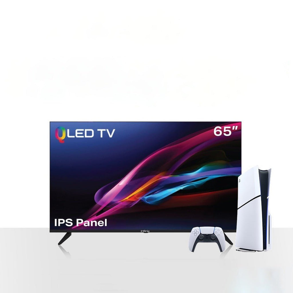 Infinix 65 Inch X5W QLED TV + PS5 - Mobile Walay