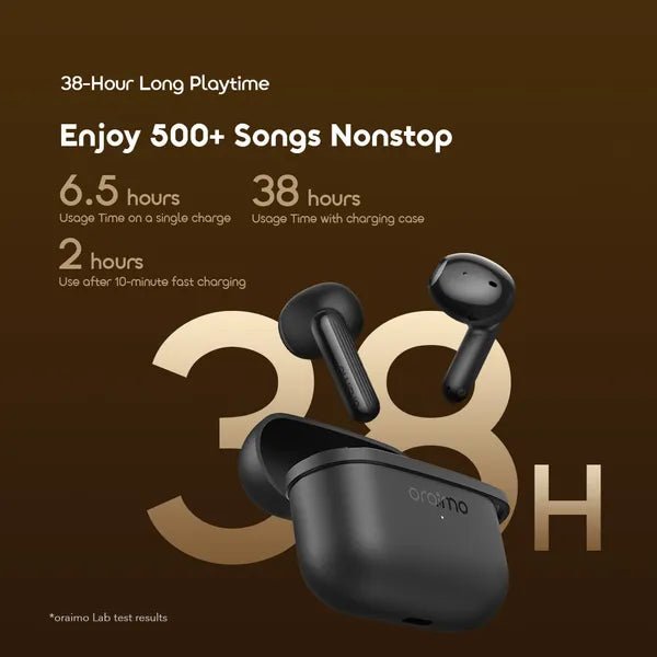 Oraimo SpaceBuds Air 38 Hours Smart Finder True Wireless Earbuds - Mobile Walay
