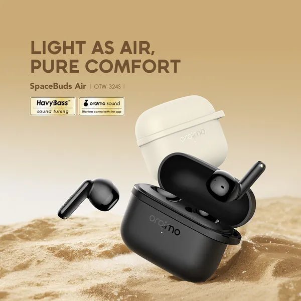 Oraimo SpaceBuds Air 38 Hours Smart Finder True Wireless Earbuds - Mobile Walay